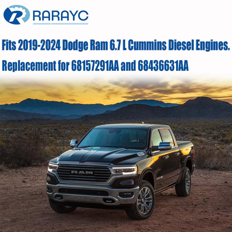 RARAYC Upgrade 6.7L Cummins Fuel Filter Water Separator set for 2019-2024 Ram Turbo Diesel Engines 68436631AA Oil Filter 5083285AA and 68157291AA - Image 4